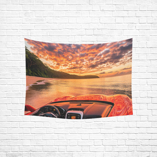 Corvette In a Tropical utopia