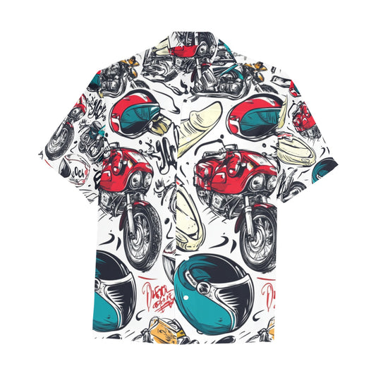 Men's All Over Print Hawaiian Shirt With Chest Pocket(ModelT58)