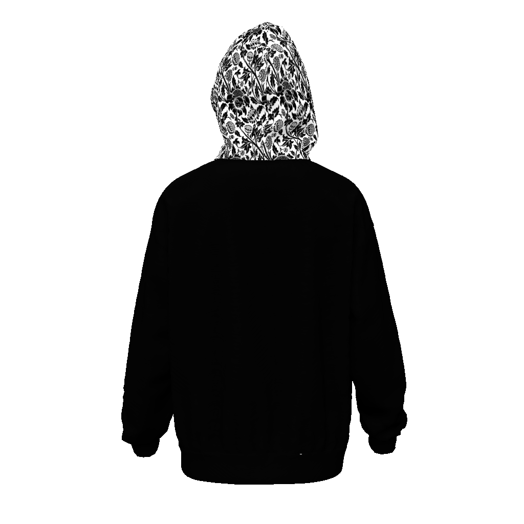 Black and White designed hoodie