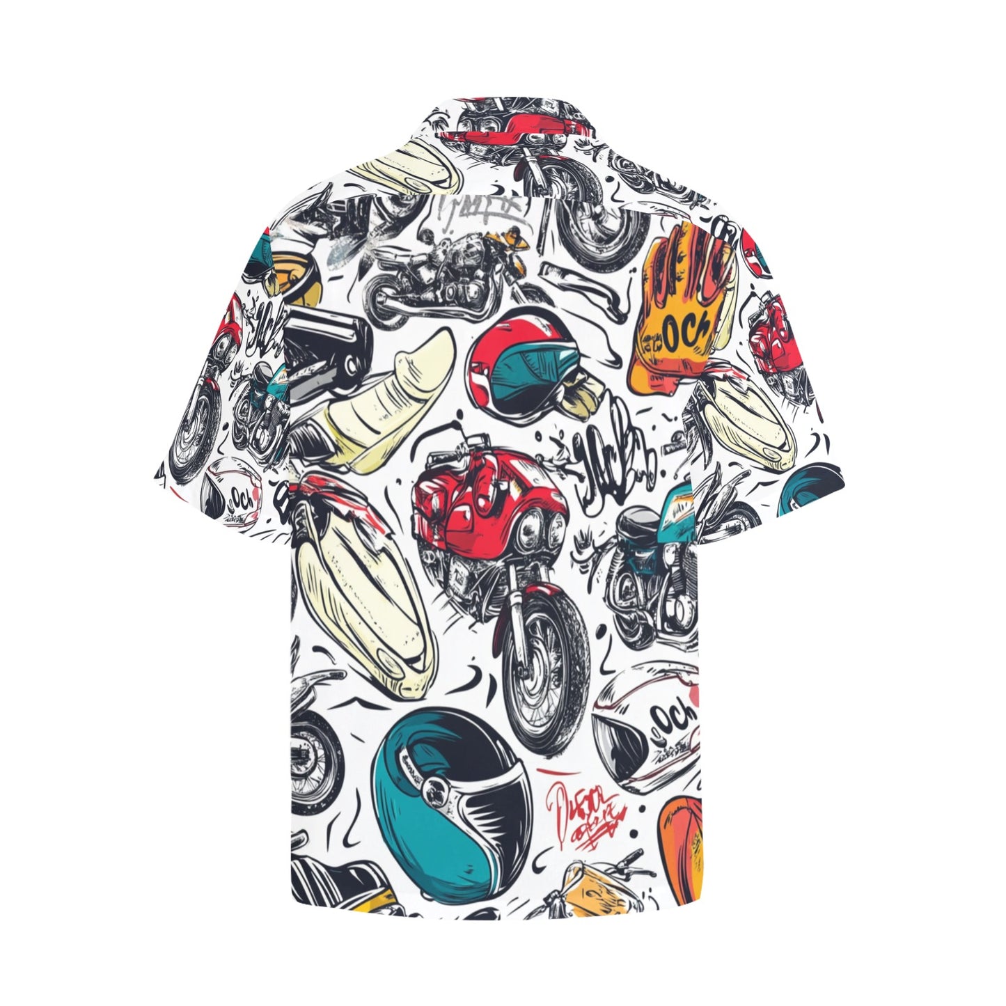 Men's All Over Print Hawaiian Shirt With Chest Pocket(ModelT58)