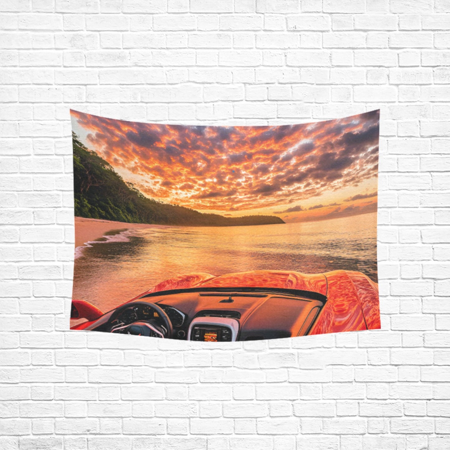 Corvette In a Tropical utopia