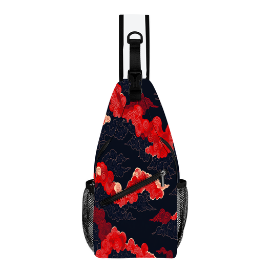 Streetwear All-Over Print Chest Bag