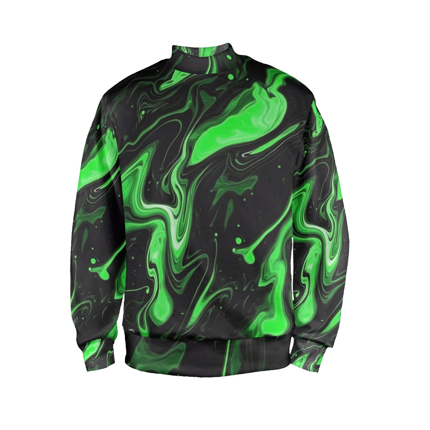 Green Abstract Sweater