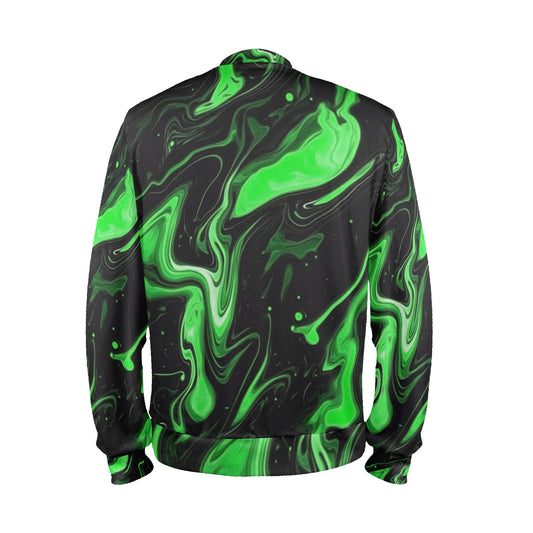 Green Abstract Sweater