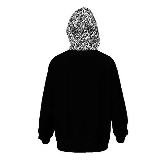Black and White designed hoodie