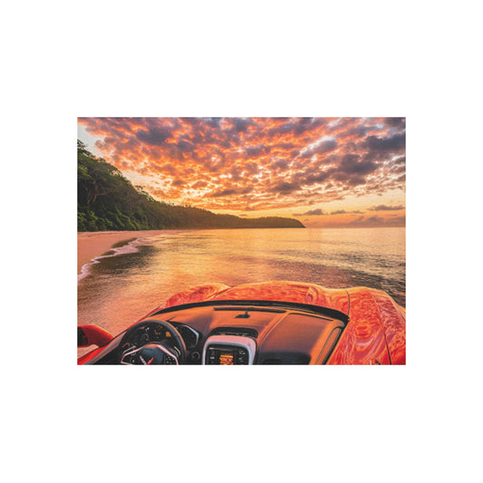 Corvette In a Tropical utopia